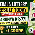 kerala lottery today result